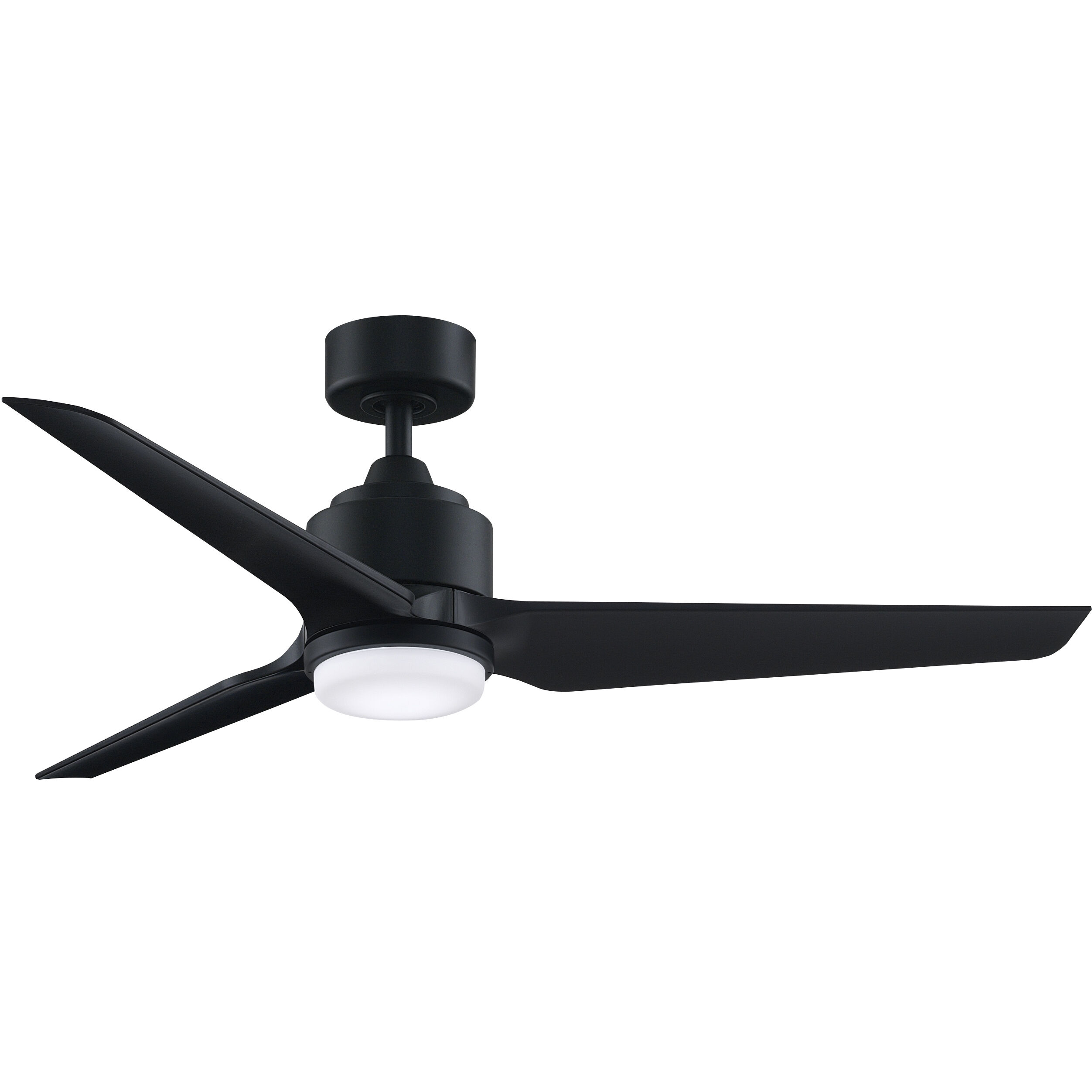 TriAire Custom LED Black Fan Light