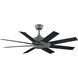 Levon Custom Black 21.87 inch Each Fan Blades, for 52 inch blade sweep