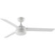 Xeno Wet 56 inch Matte White Fan-Uni in 120 Volts