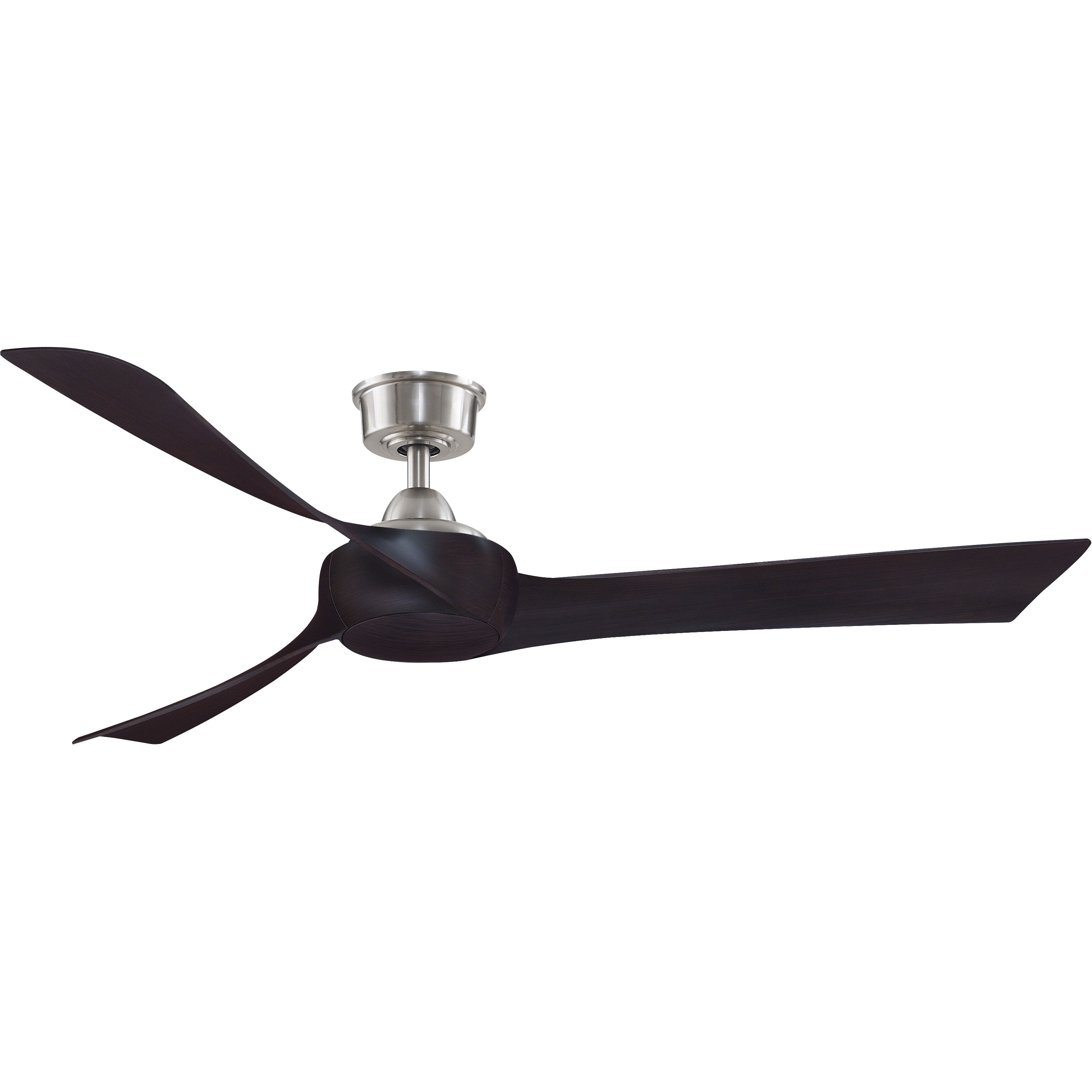 Wrap Custom 8.88 inch Brushed Nickel Fan Motor Only