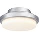 TriAire Custom 1 Light Brushed Nickel Fan Light