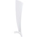 Wrap Custom Matte White 27.99 inch each Fan Blades in 56
