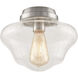 myFanimation 1 Light Fluorescent Brushed Nickel Fan Light