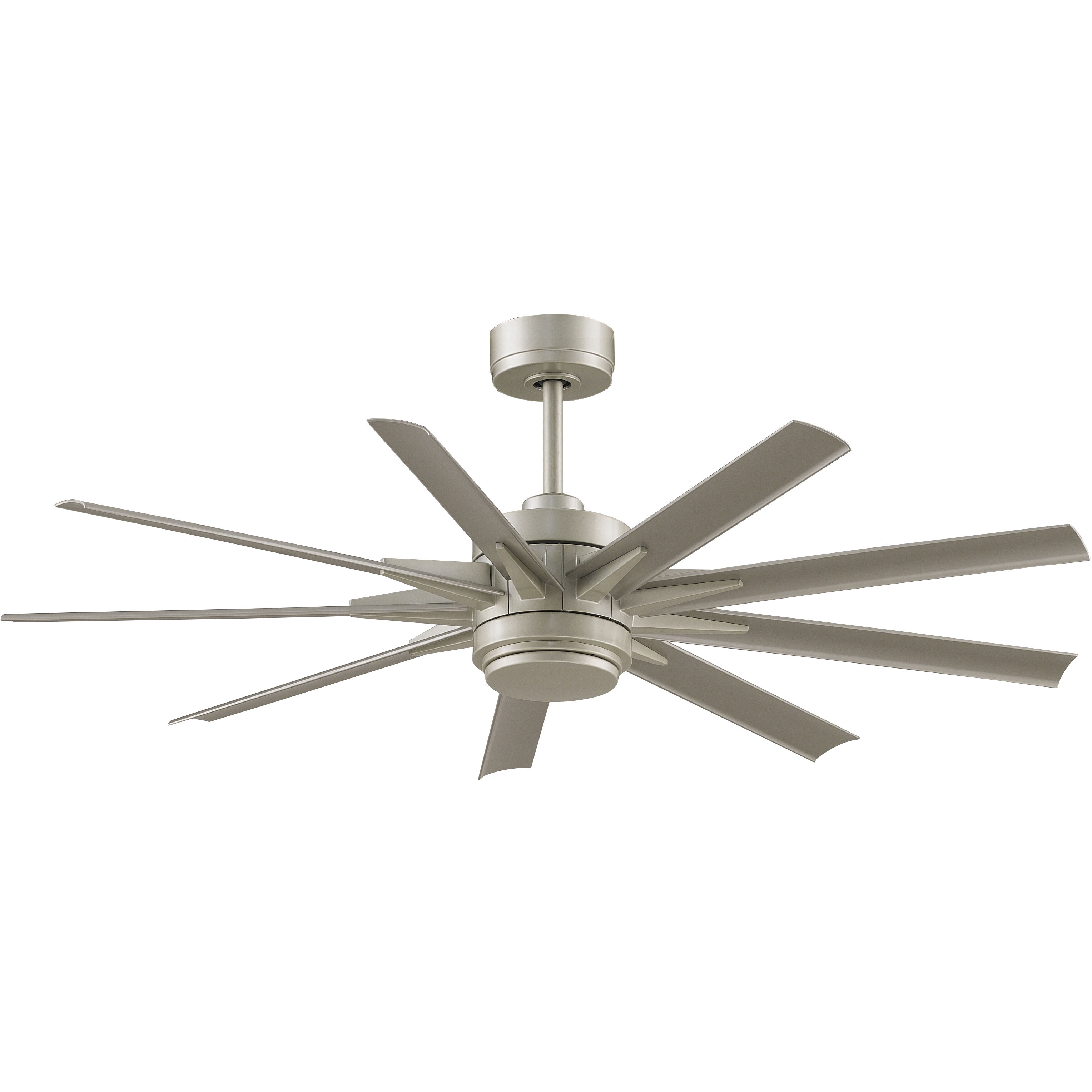 Odyn Custom 8.27 inch Brushed Nickel Fan Motor Only, Blades Sold Separately