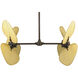 Palisade Clear Woven Bamboo 22 inch Each Fan Blades