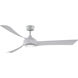 Wrap Custom 1 Light Matte White Fan Light Kit