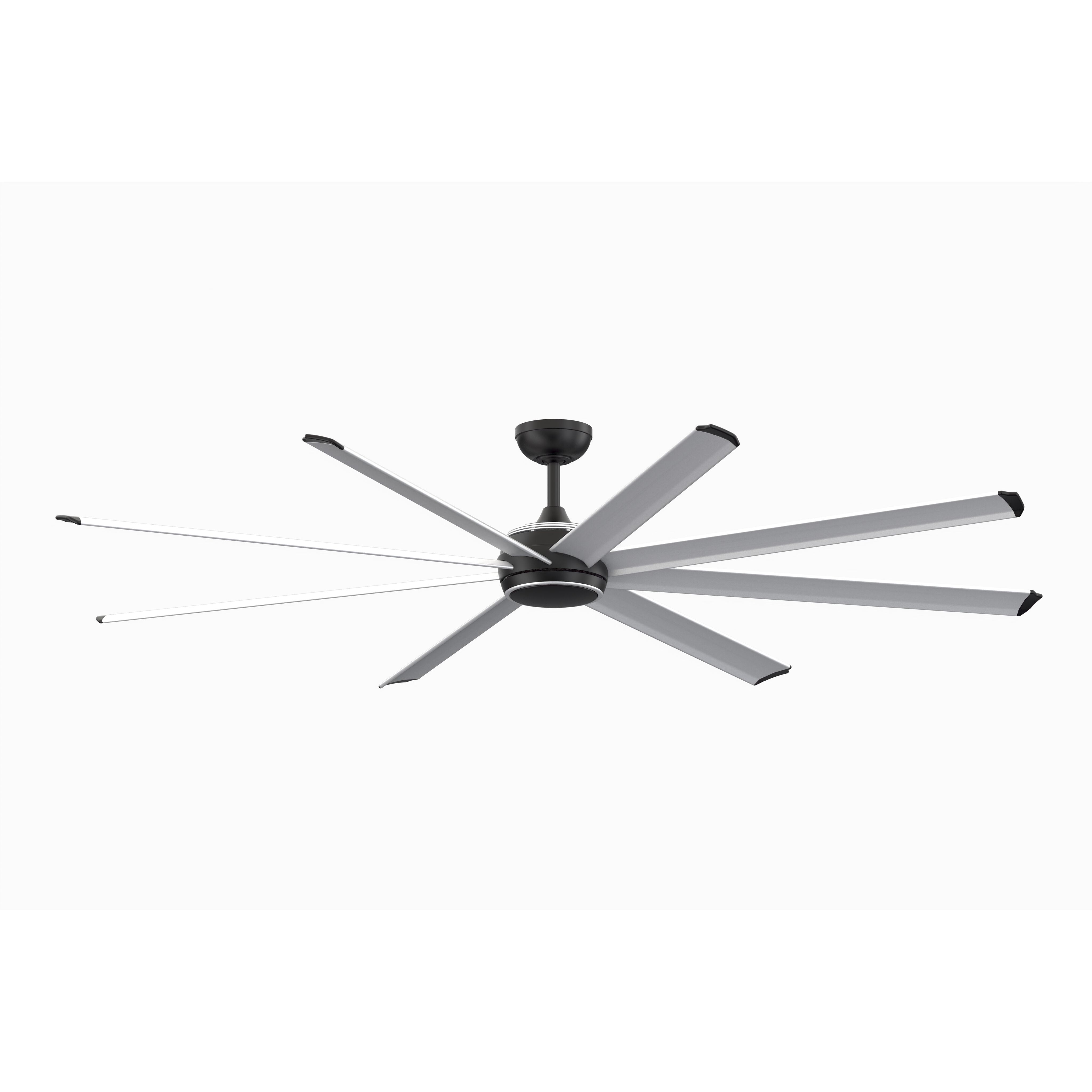 Stellar Custom 9.21 inch Black Fan Motor Only, Blades Sold Separately