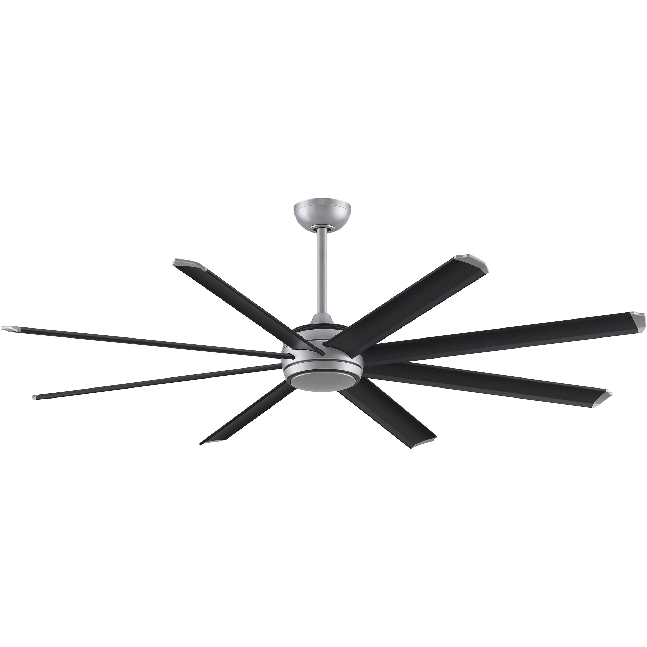 Stellar Custom 9.21 inch Silver Fan Motor Only, Blades Sold Separately