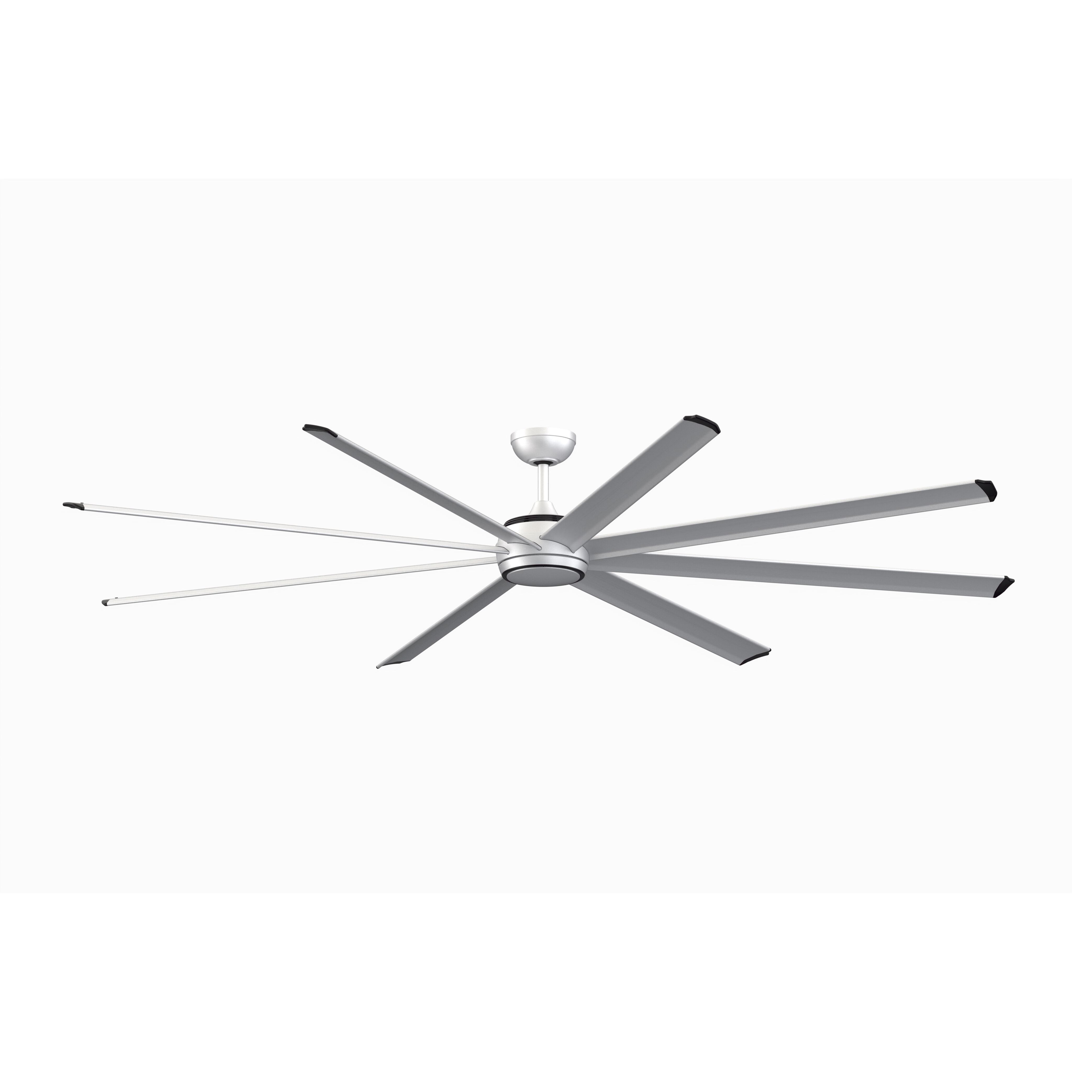 Stellar 96 9.21 inch Silver Fan Motor Only, Blades Sold Separately