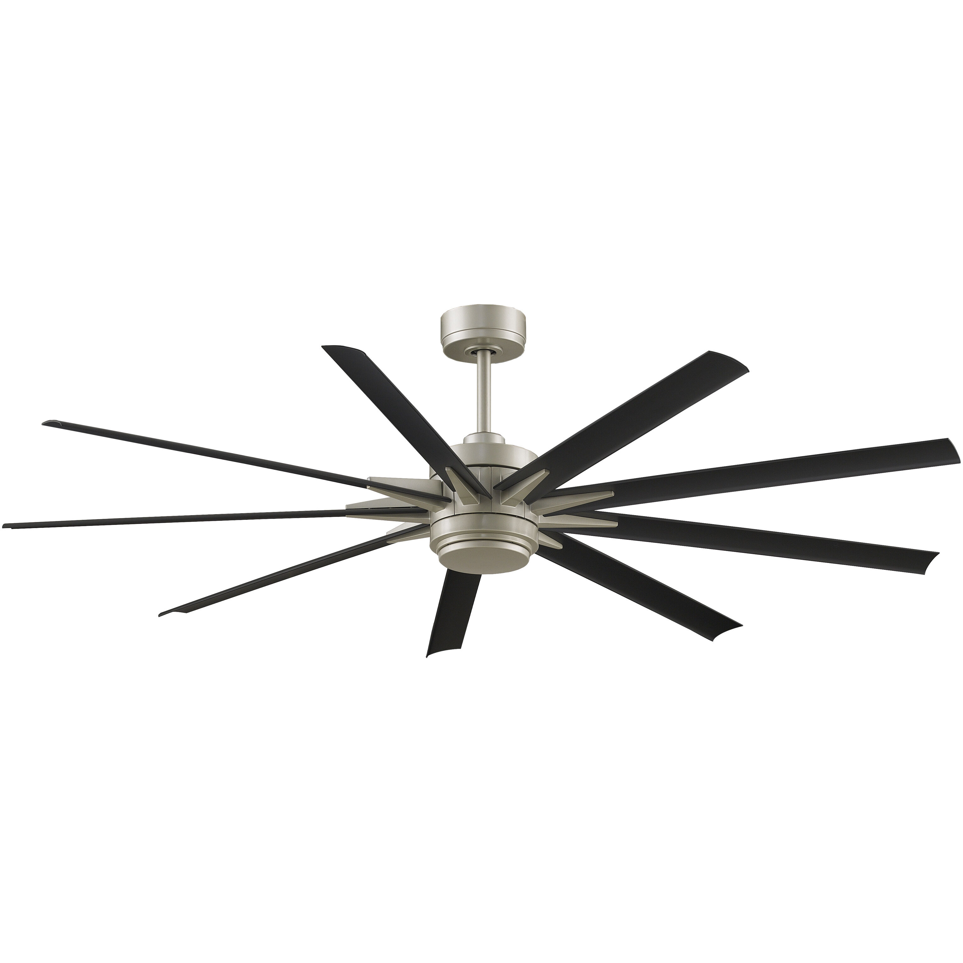 Odyn Custom 8.27 inch Brushed Nickel Fan Motor Only, Blades Sold Separately