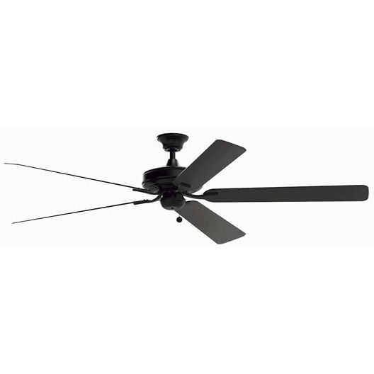 Edgewood 72 72 inch Black Fan-Uni
