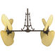 Palisade Clear Woven Bamboo 22 inch Each Fan Blades