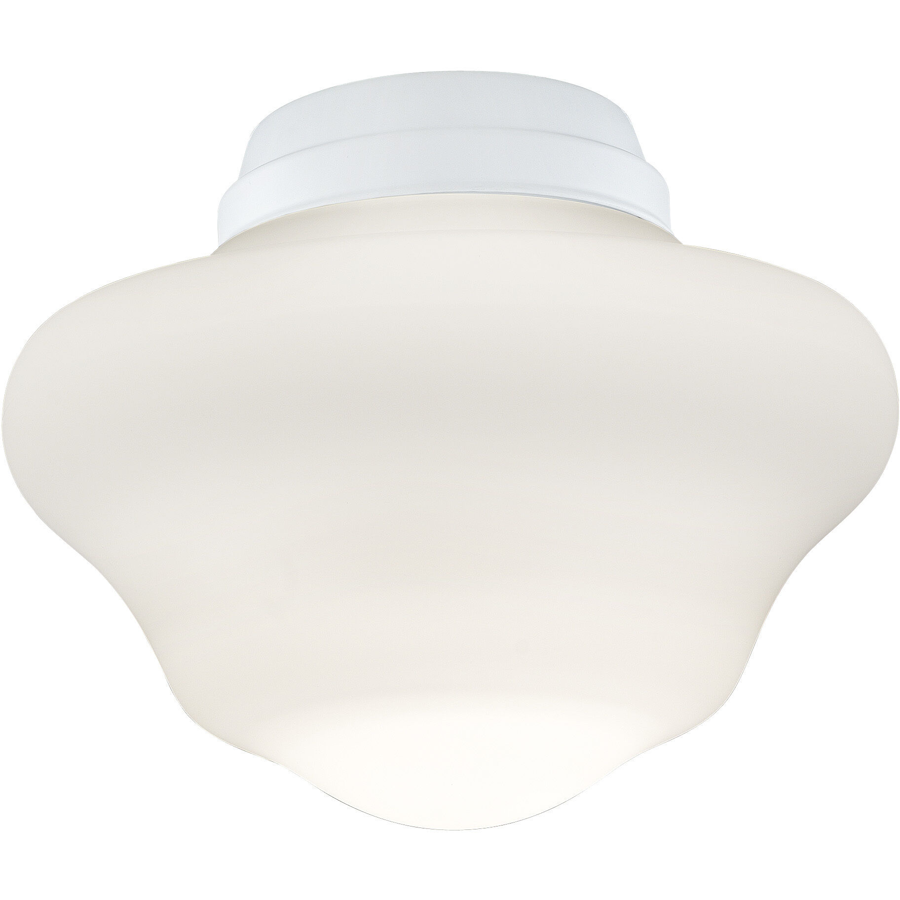 myFanimation 1 Light Fluorescent Matte White Fan Light Kit