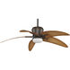 Samuel Dark Natural Accent 26 inch Set of 5 Fan Blades