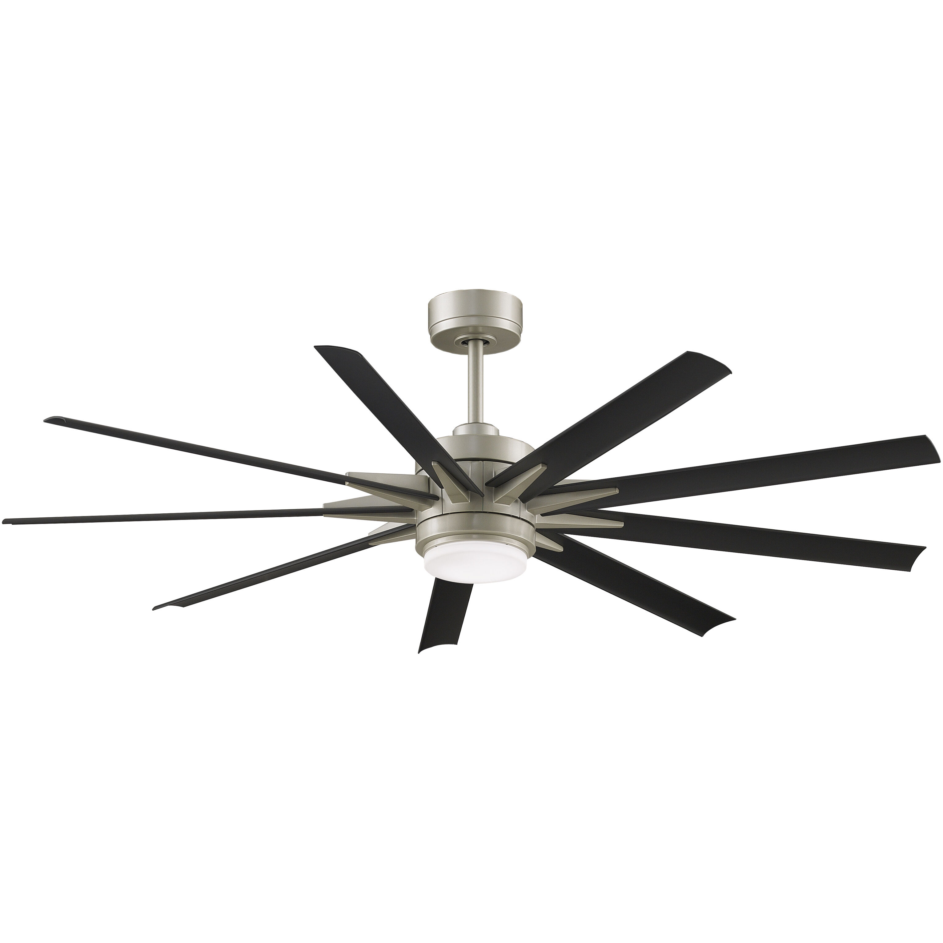 Odyn Custom 8.27 inch Brushed Nickel Fan Motor Only, Blades Sold Separately