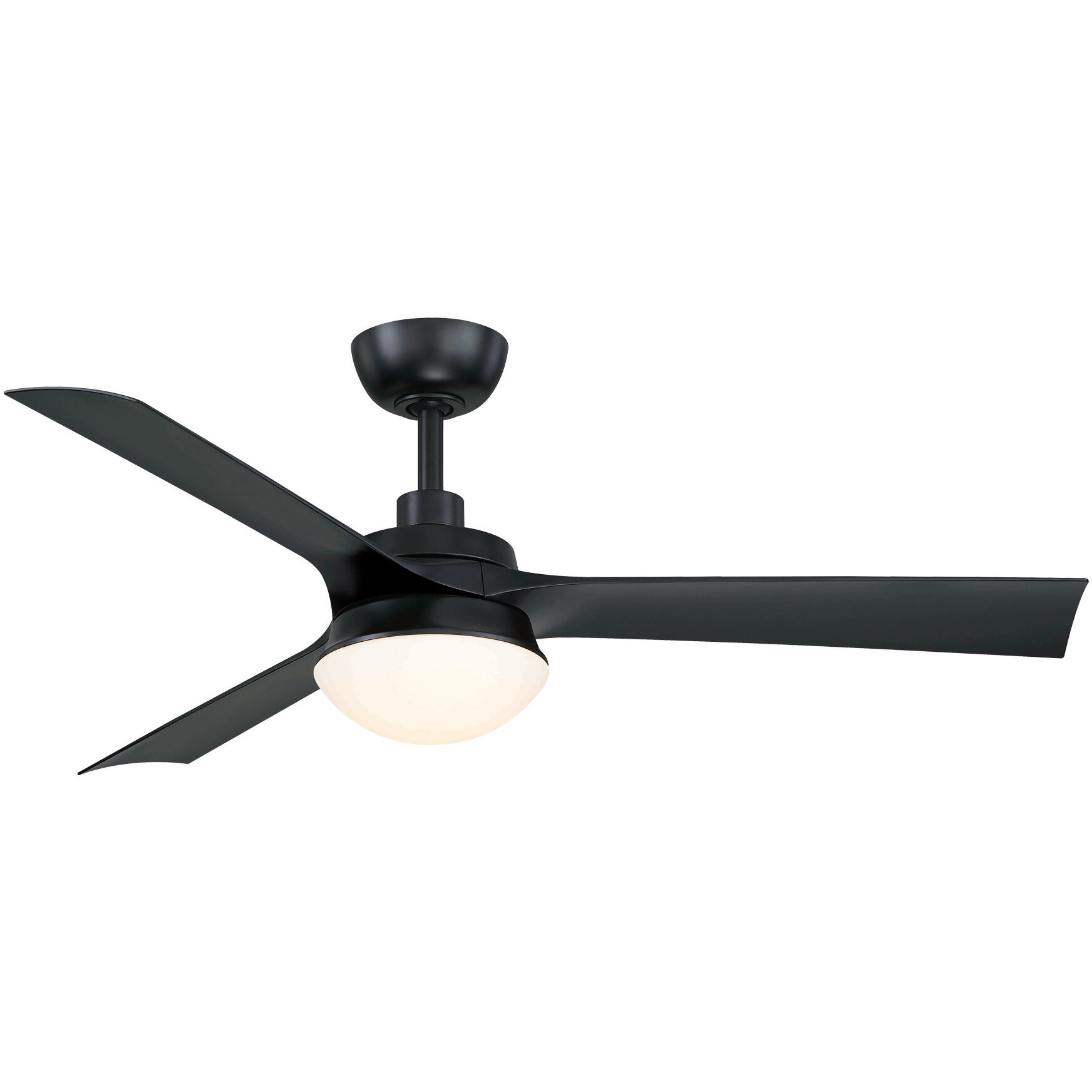 Barlow 52 inch Black Fan-Uni