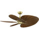Islander DC 52 inch Brushed Satin Brass Fan Motor Only