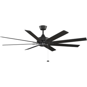 Levon Ac 63 inch Black Indoor/Outdoor Ceiling Fan