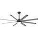 Stellar Custom Black Fan Motor, Blades Sold Separately