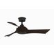 Wrap Custom Dark Walnut 22.01 inch Each Fan Blades