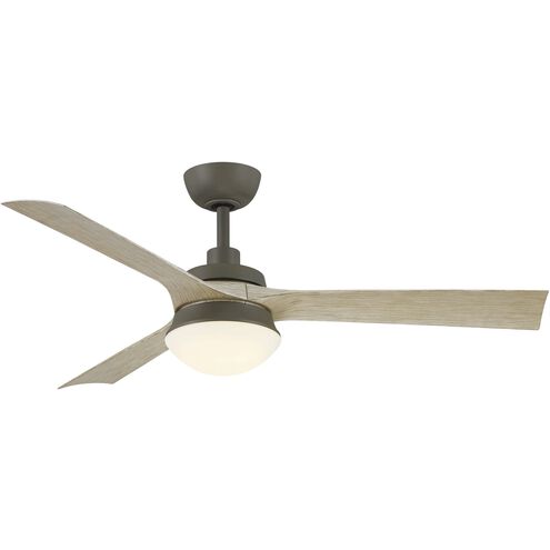 Barlow 52 inch Antique Graphite with Light Oak Blades Fan-Uni