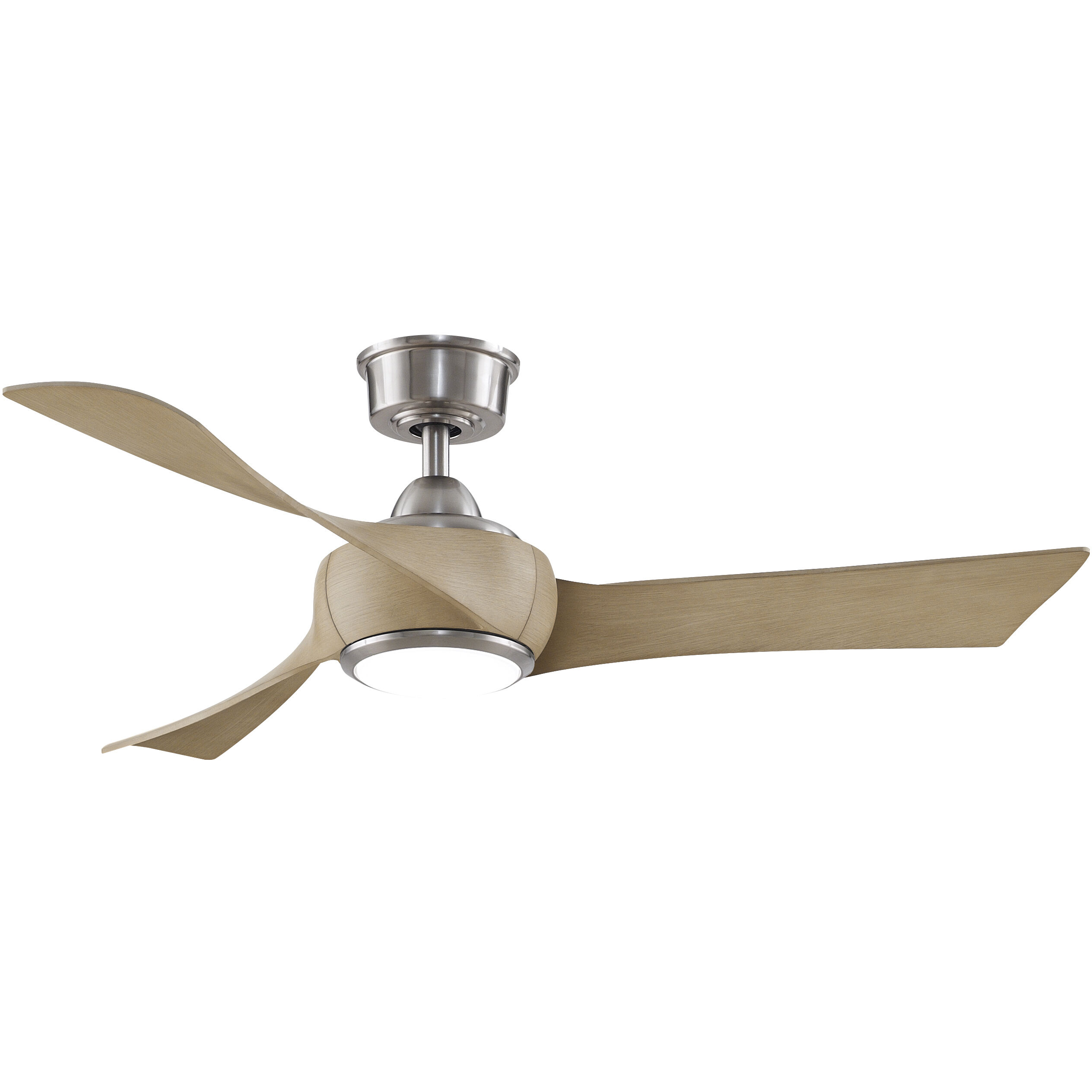 Wrap Custom 8.88 inch Brushed Nickel Fan Motor Only