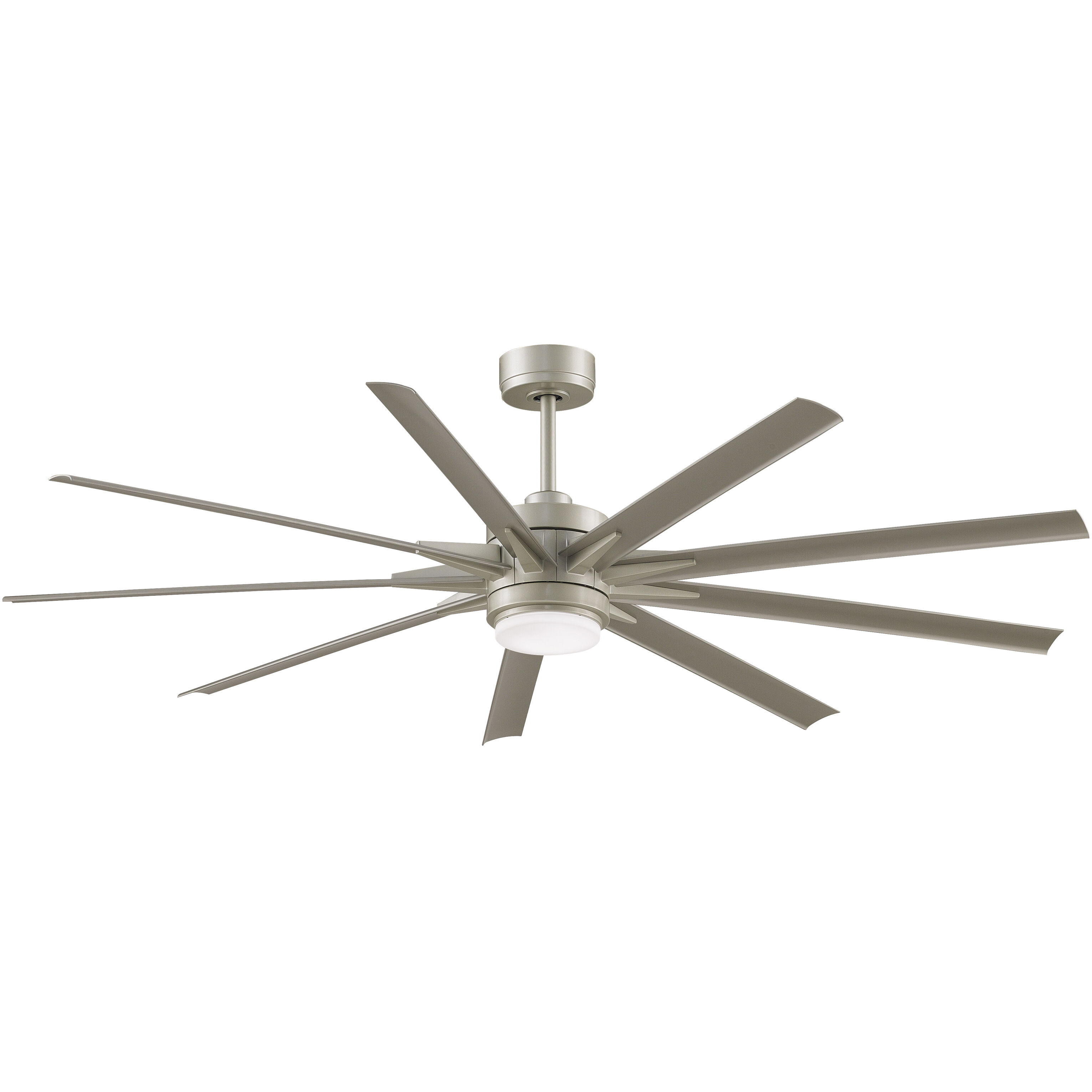 Odyn Custom 8.27 inch Brushed Nickel Fan Motor Only, Blades Sold Separately