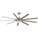 Odyn Custom 8.27 inch Brushed Nickel Fan-Multi, Blades Sold Separately