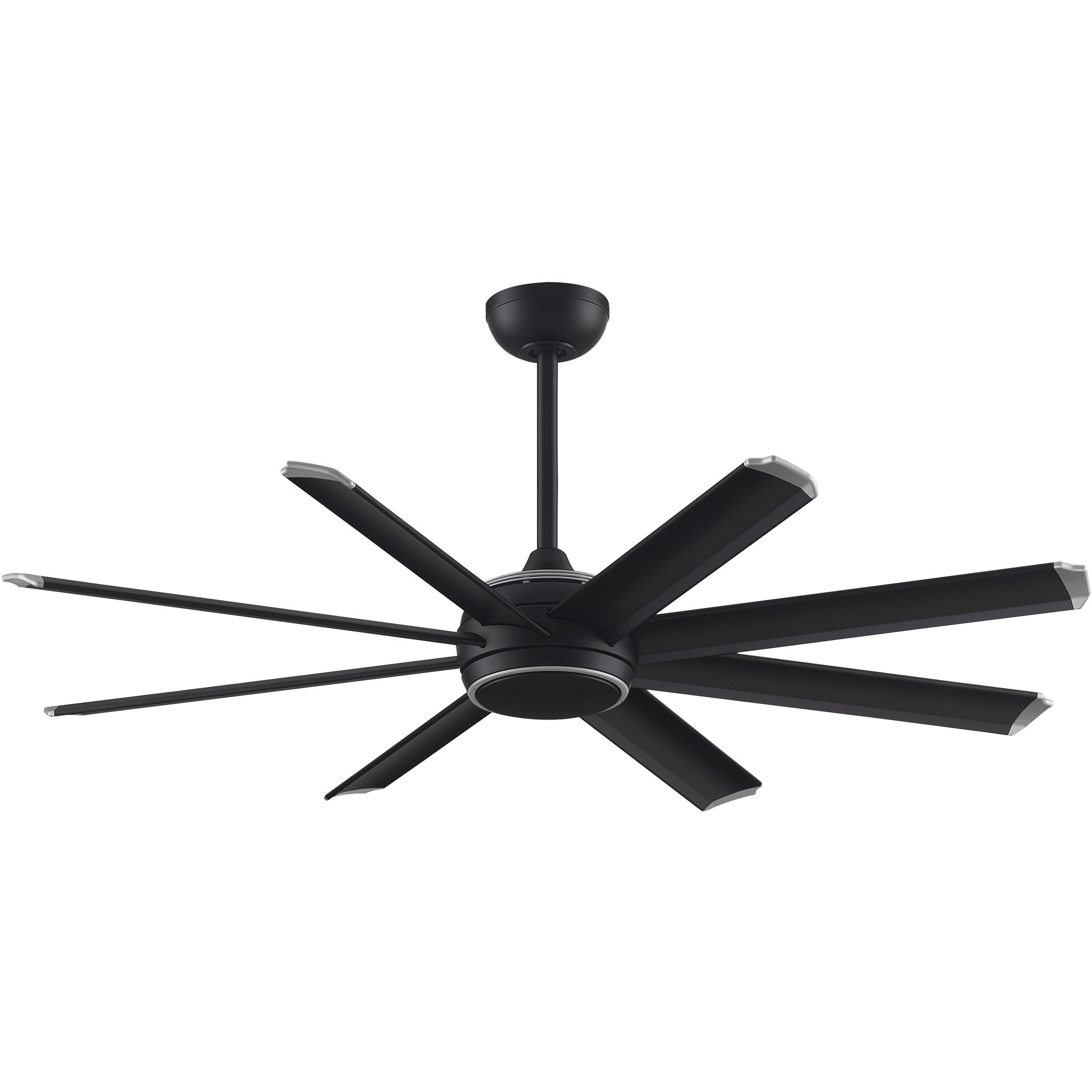 Stellar Custom 9.21 inch Black Fan Motor Only, Blades Sold Separately