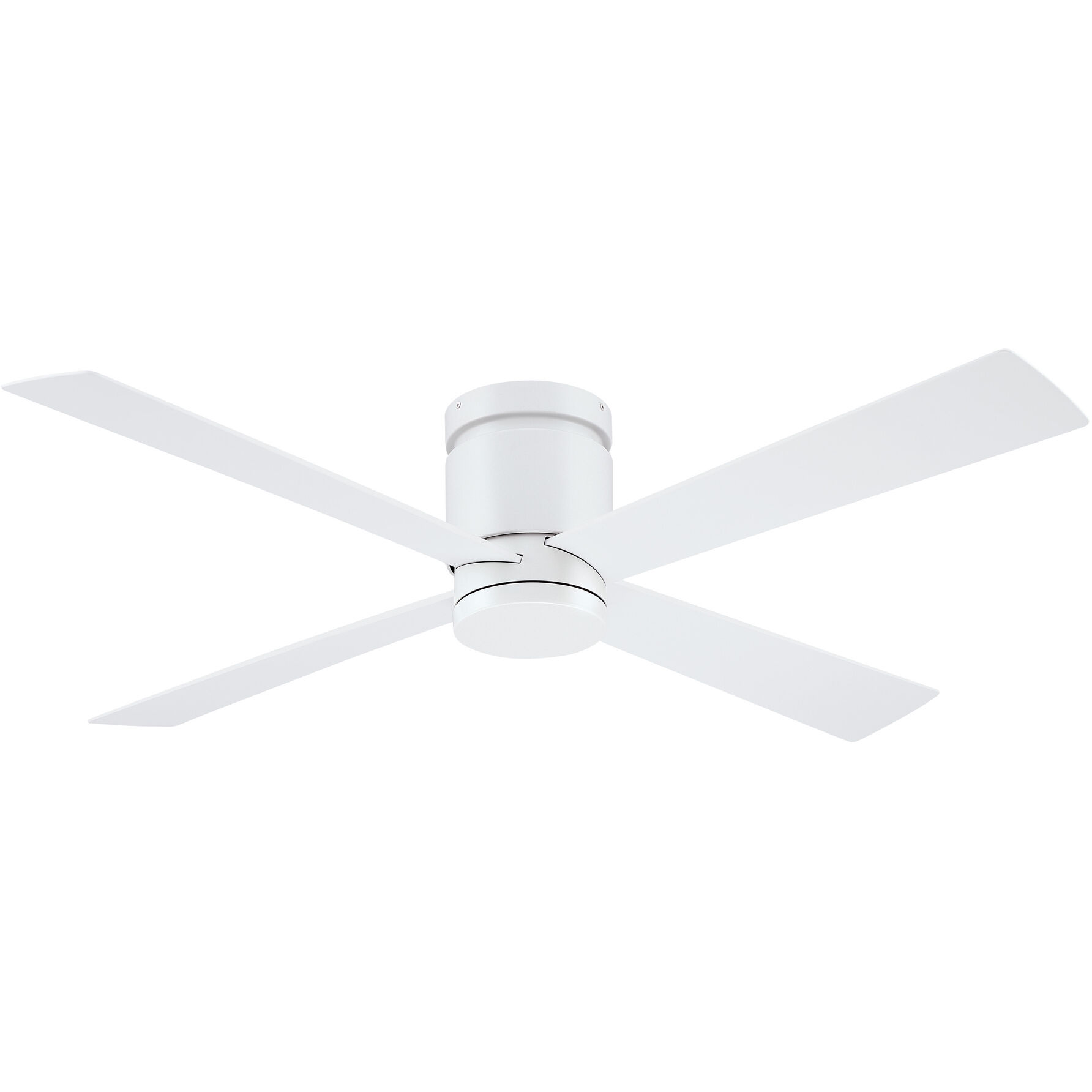 Kwartet 52 inch Matte White Fan-Uni