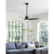 TriAire Custom LED Black Fan Light