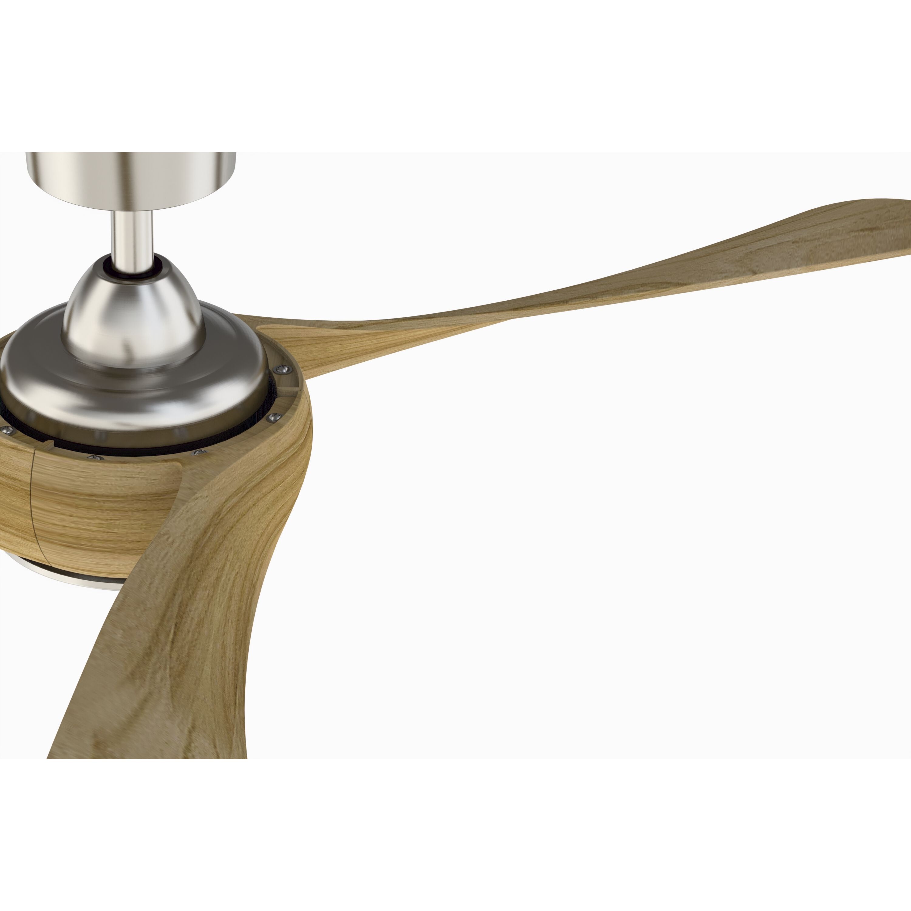 Wrap Custom 8.88 inch Brushed Nickel Fan Motor Only