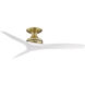 Spitfire Brushed Satin Brass Fan Motor, (Motor Only - Blades sold separately)