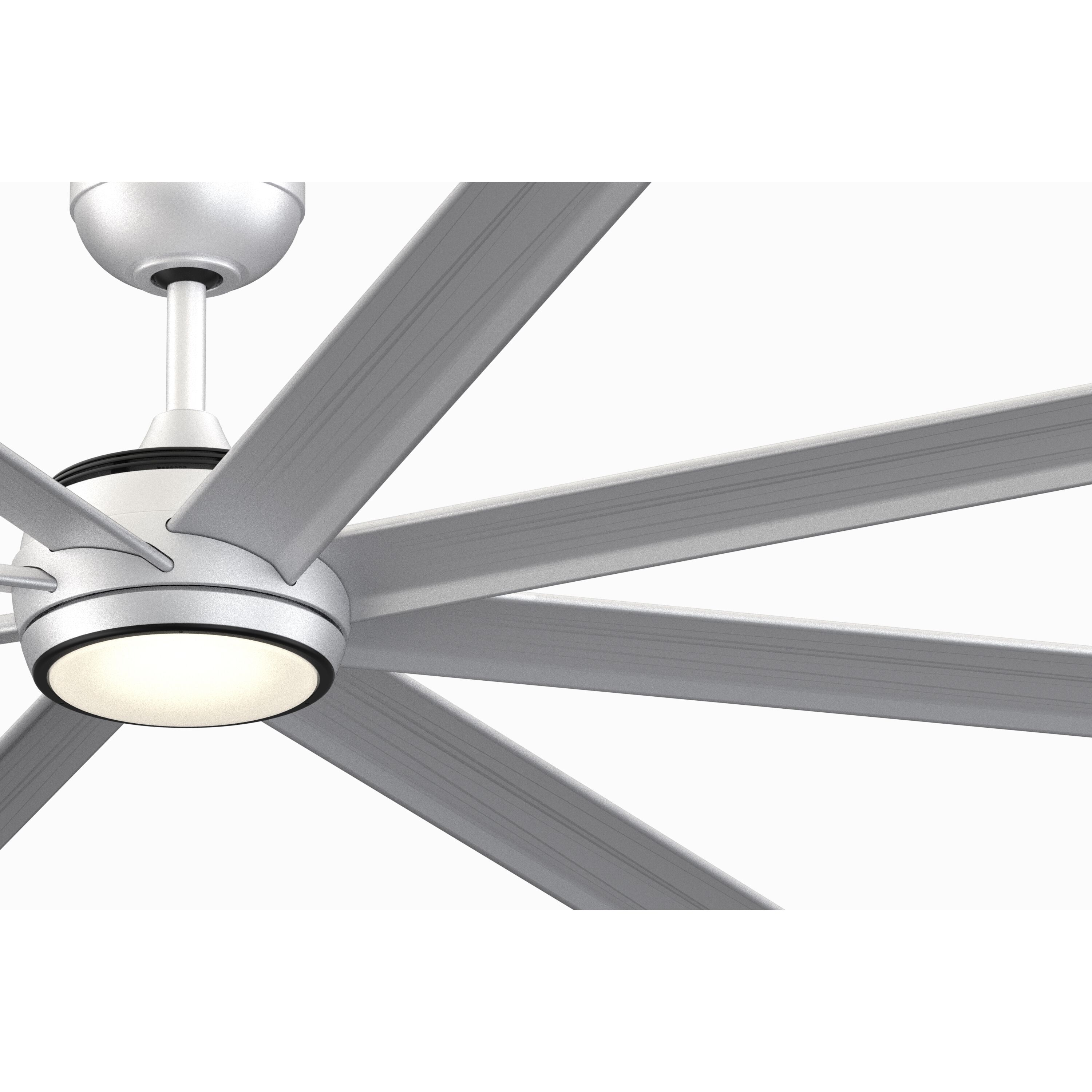 Stellar 96 9.21 inch Silver Fan Motor Only, Blades Sold Separately