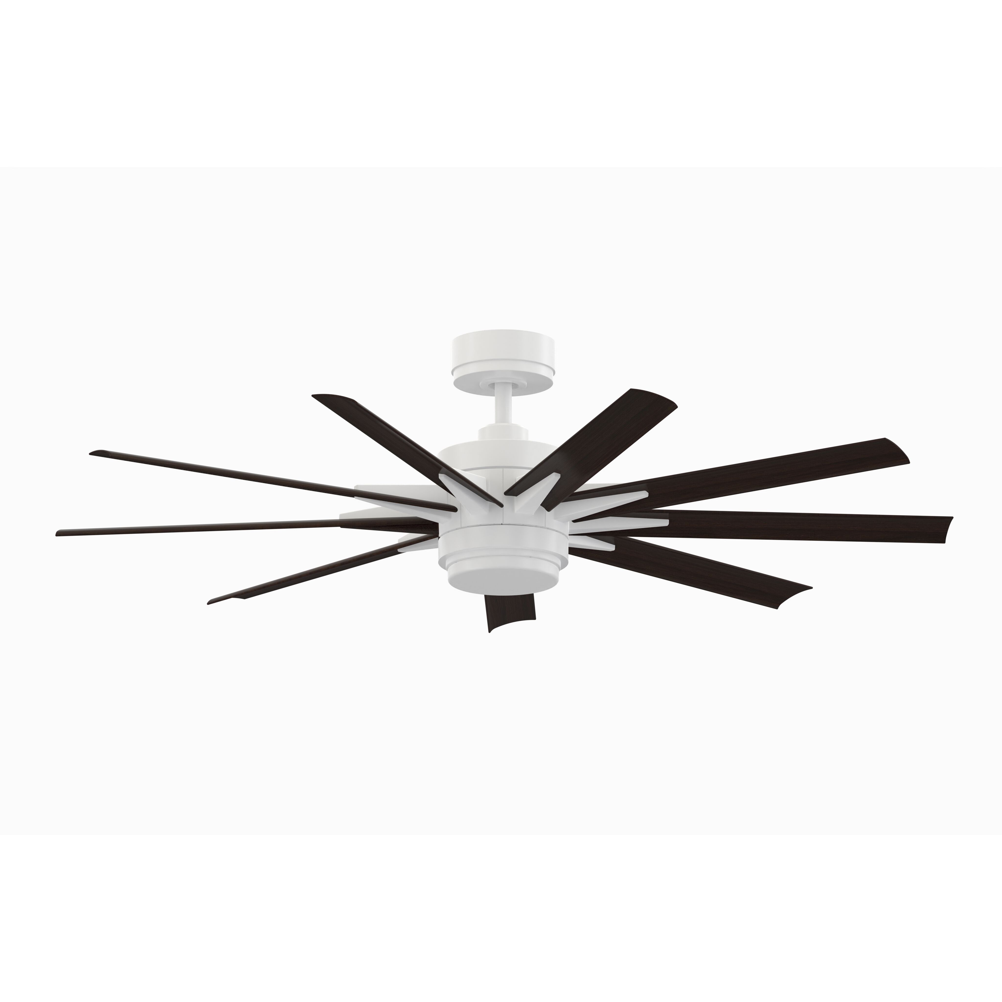 Odyn Custom 8.27 inch Matte White Fan Motor Only, Blades Sold Separately