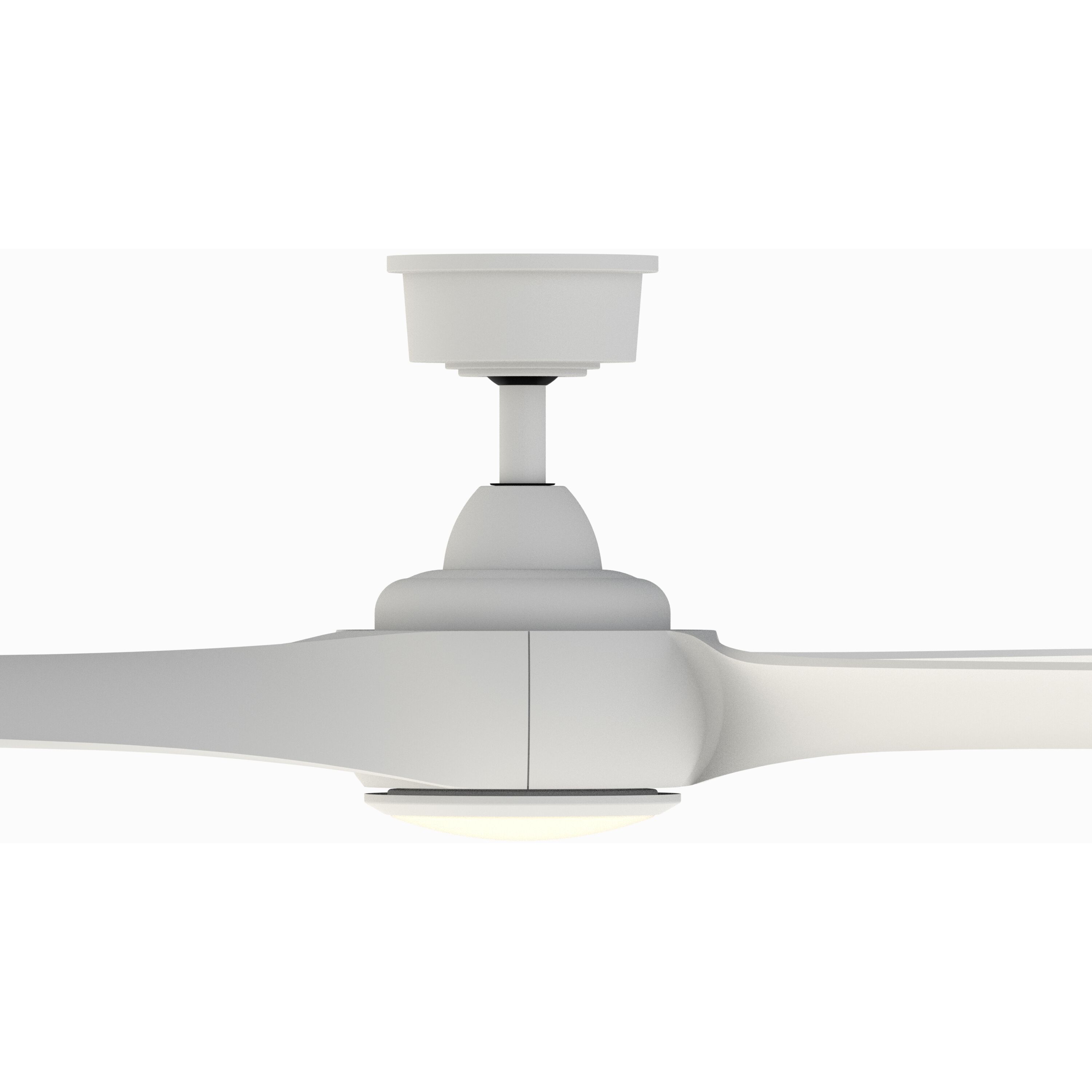 Wrap Custom 8.88 inch Matte White Fan Motor Only