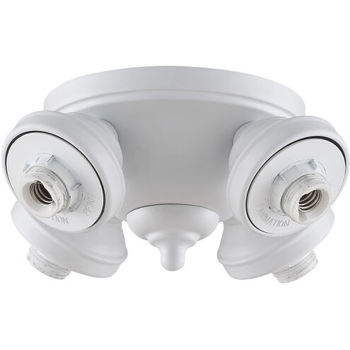 myFanimation 4 Light Incandescent Matte White Fan Light Kit