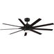 Odyn Custom 8.27 inch Dark Bronze Fan-Multi, Blades Sold Separately