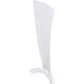 Wrap Custom Matte White 23.98 inch Set of 3 Fan Blades in 48 inch