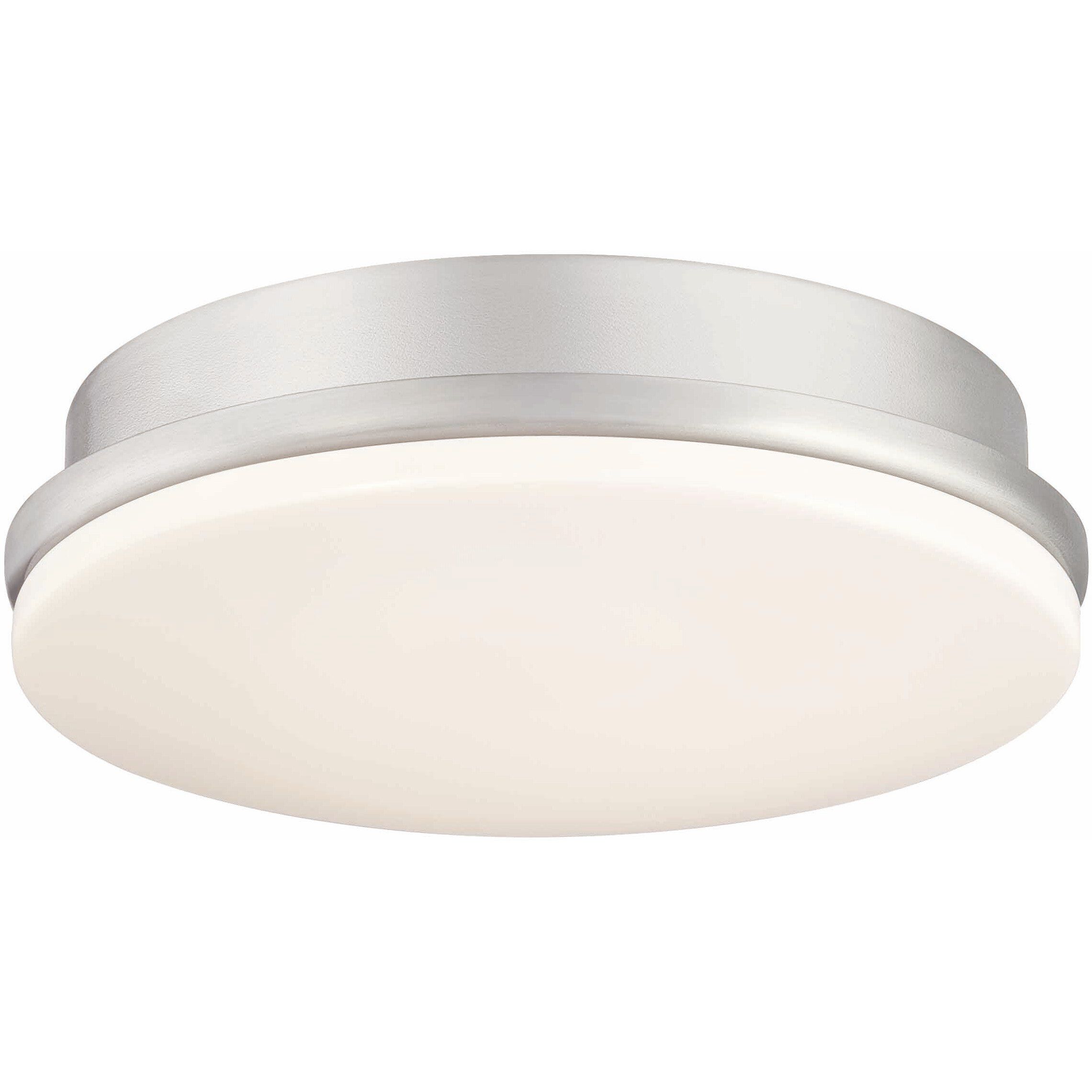 Kute LED Brushed Nickel Fan Light Kit