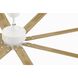 Levon Custom Matte White Fan Motor Only