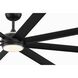 Stellar Custom Black Fan Motor, Blades Sold Separately
