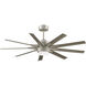 Odyn Custom 8.27 inch Brushed Nickel Fan-Multi, Blades Sold Separately