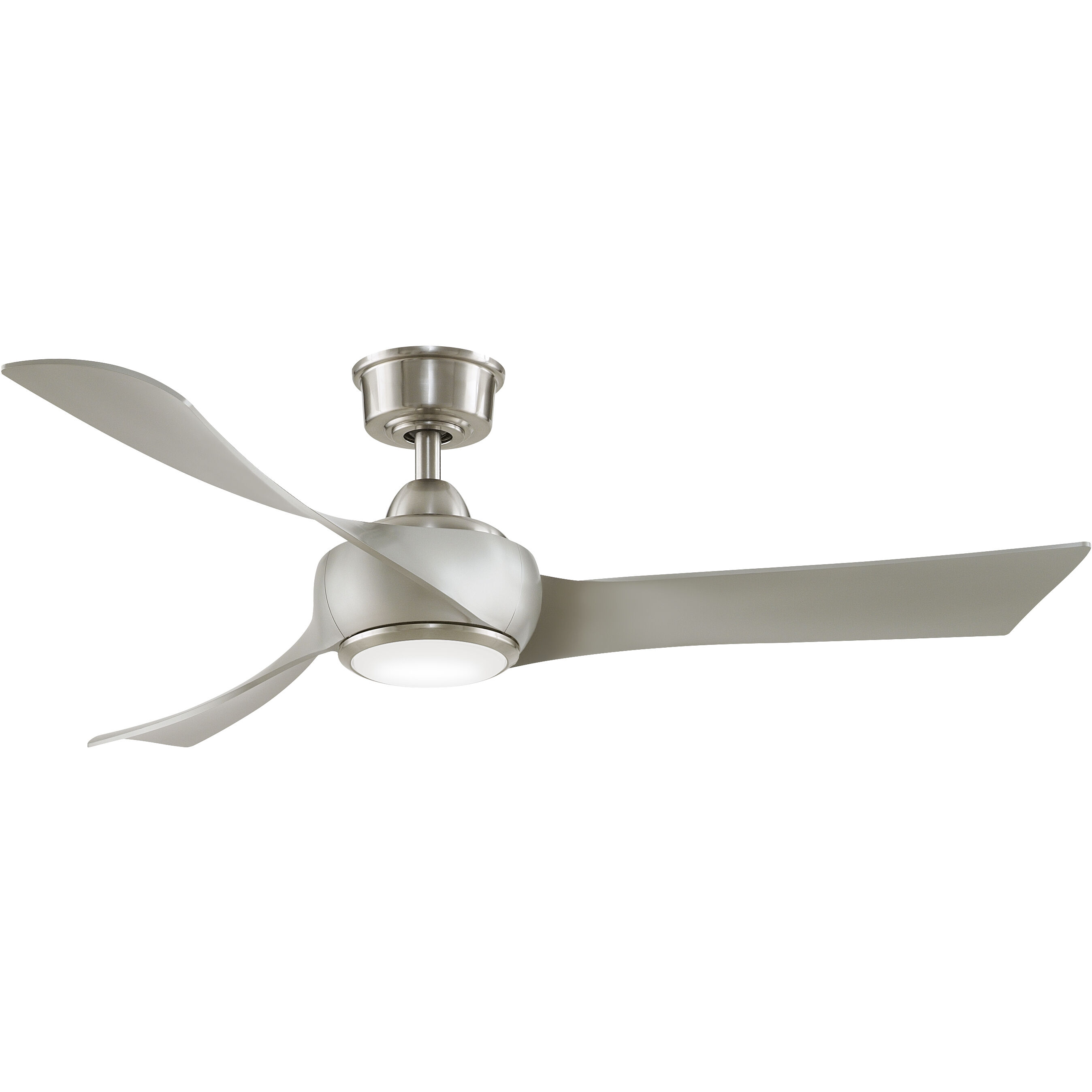 Wrap Custom 8.88 inch Brushed Nickel Fan Motor Only