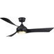 Wrap Custom LED Brushed Satin Brass Fan Light Kit
