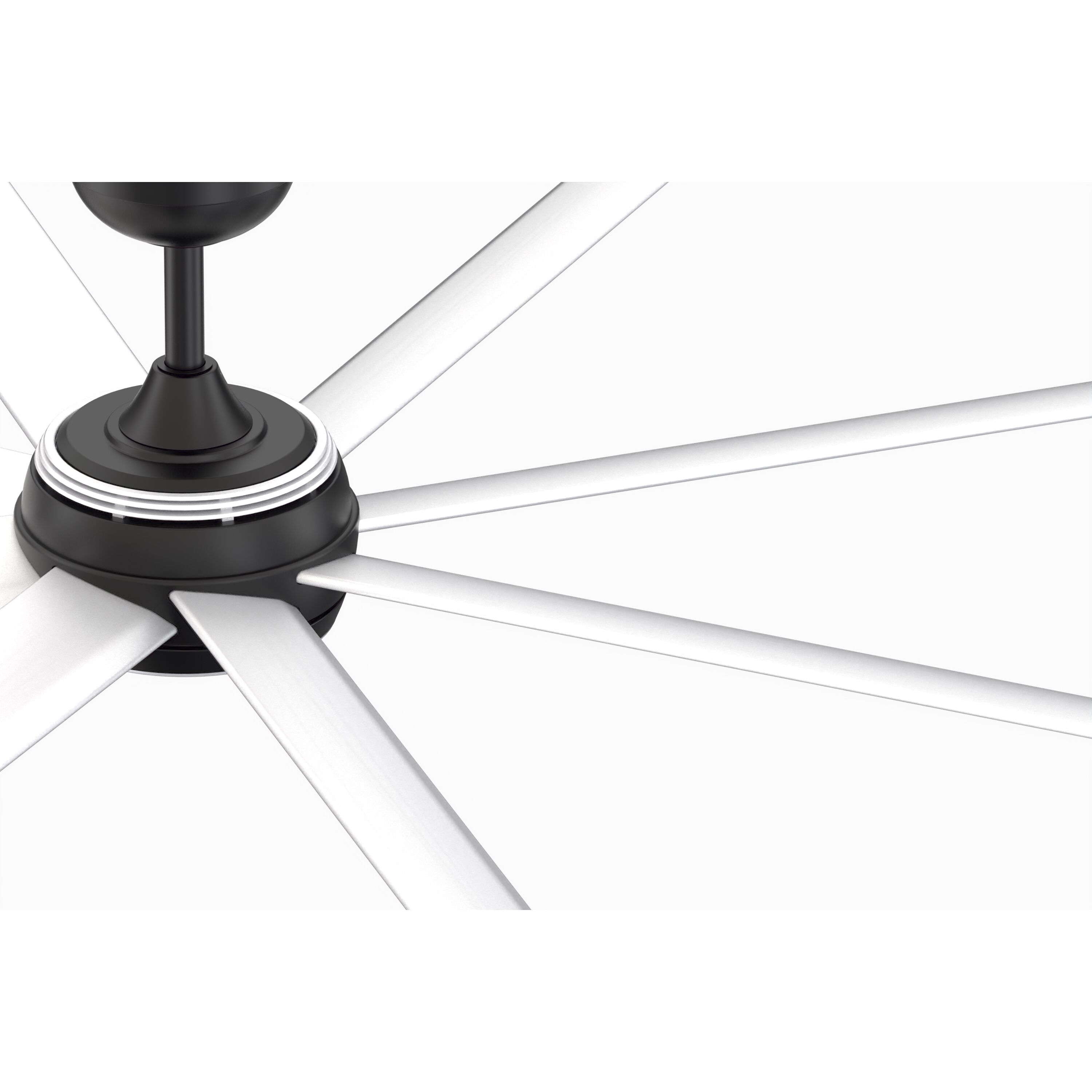 Stellar Custom 9.21 inch Black Fan Motor Only, Blades Sold Separately