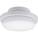 TriAire Custom LED Matte White Fan Light