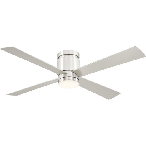 Kwartet 52 inch Brushed Nickel Indoor/Outdoor Ceiling Fan