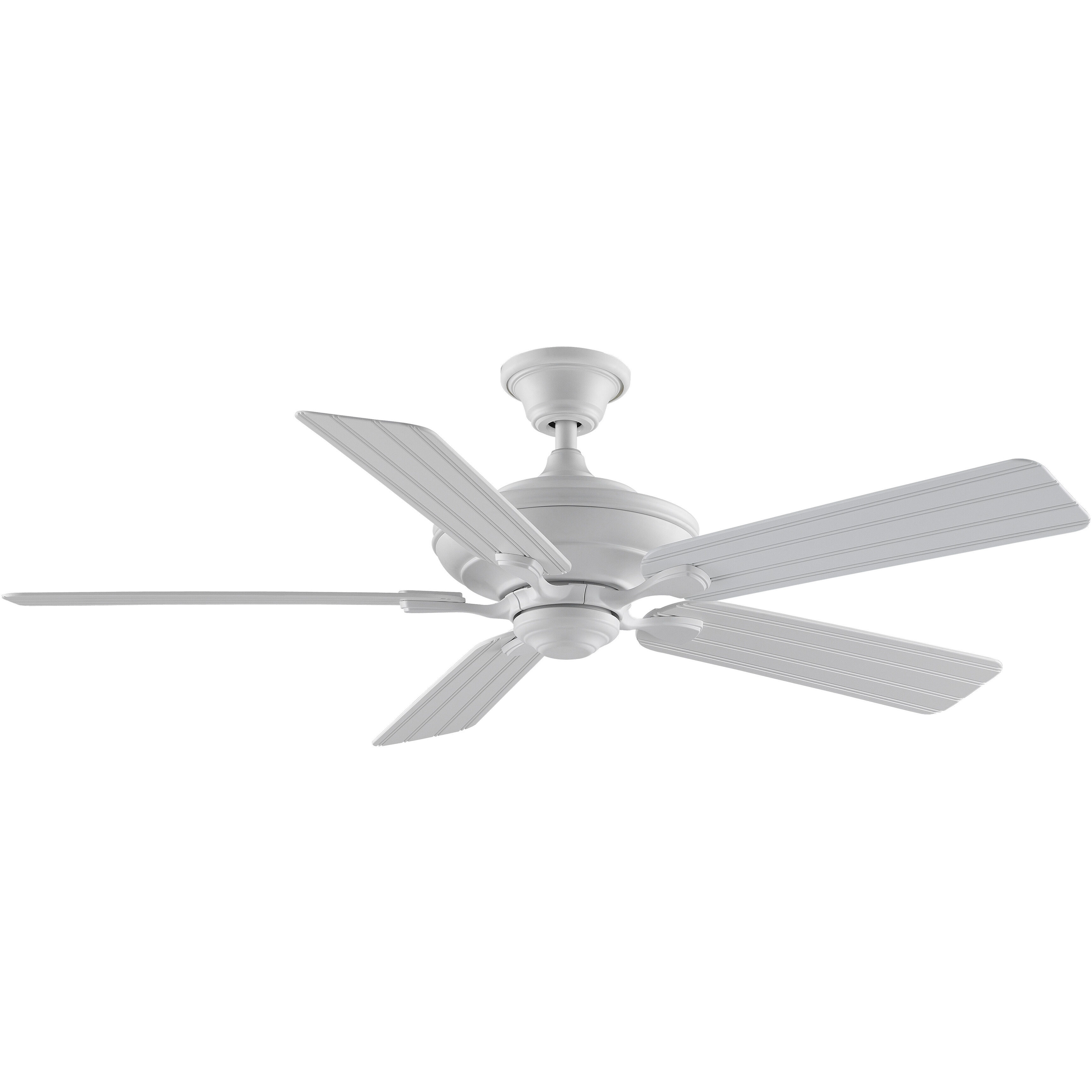 myFanimation Matte White 22.44 inch Each Fan Blades