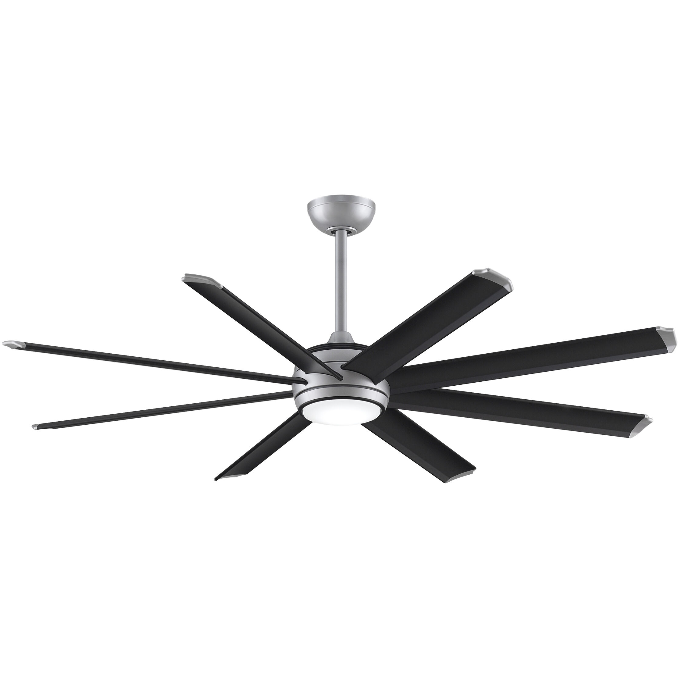 Stellar Custom 9.21 inch Silver Fan Motor Only, Blades Sold Separately